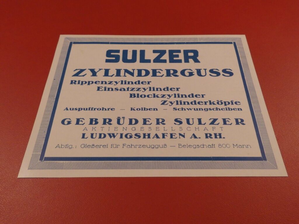 Maschinenfabrik Gebrüder Sulzer